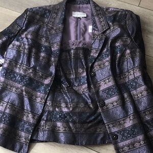 David Bridal 2Pc  Size 18  EUC  Purple Corset & Matching Jacket